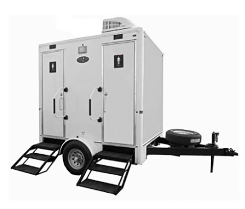 Our 2-stall VIP restroom provide basic needs for your event or job site